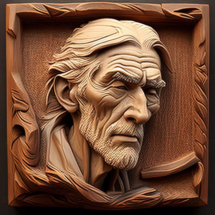 3D model George Spangenberg American artist (STL)